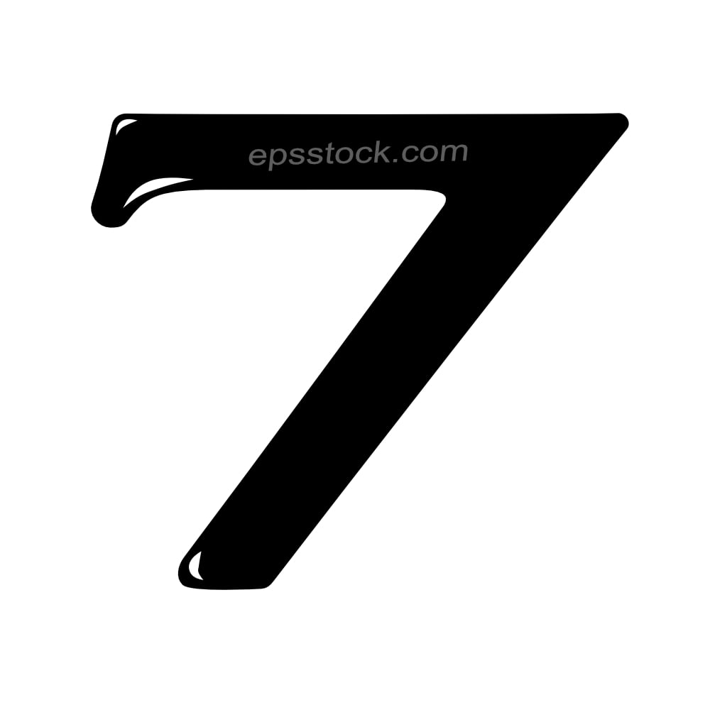 number 7 logo