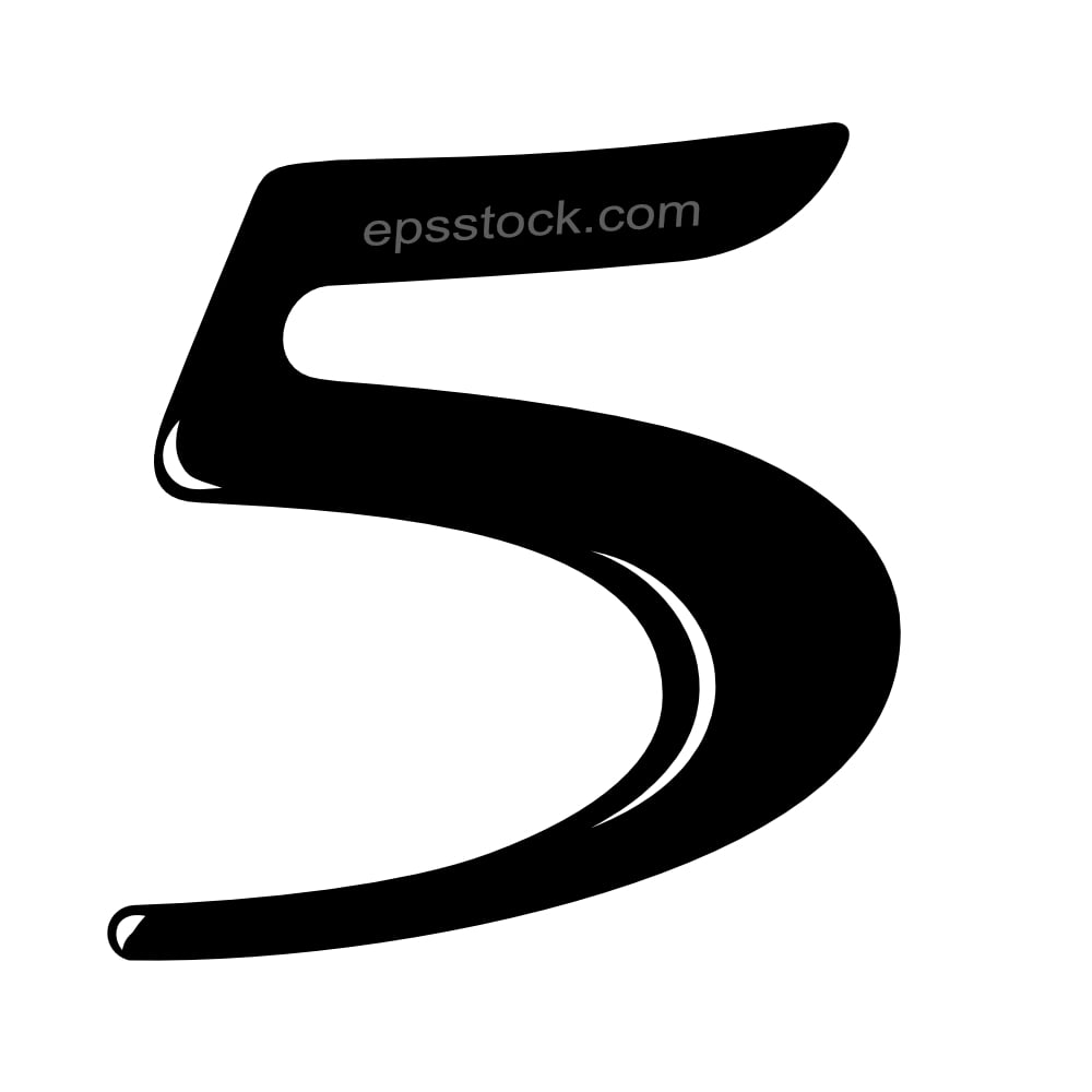 number 5 logo