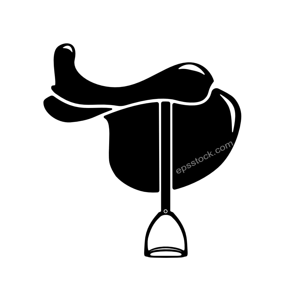 Horse saddle symbol