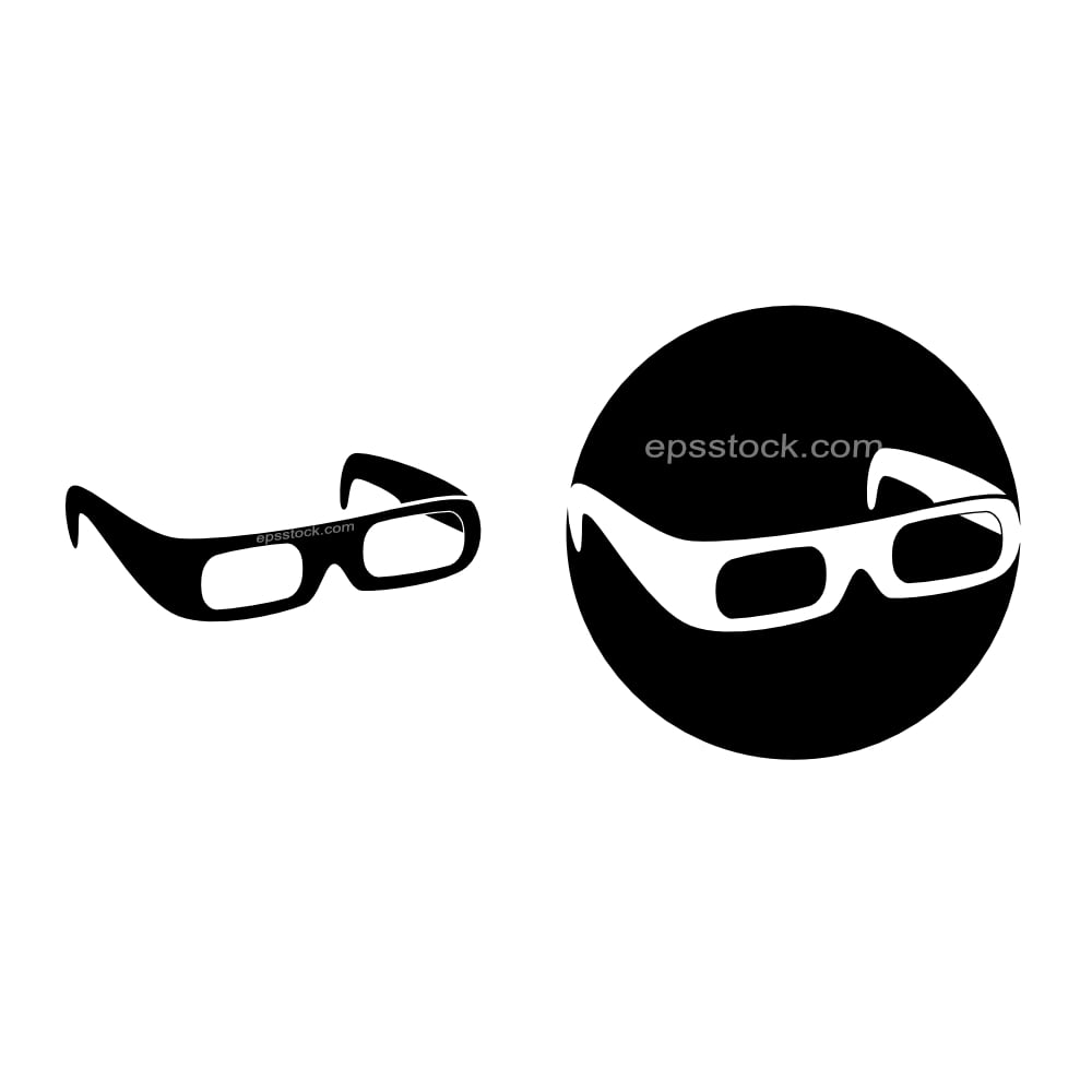 3d glasses symbol
