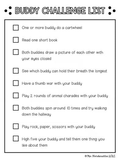 Big Buddy Little Buddy Activity Set