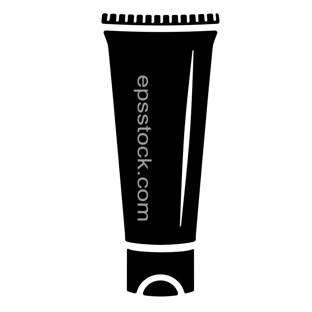 cream tube symbol