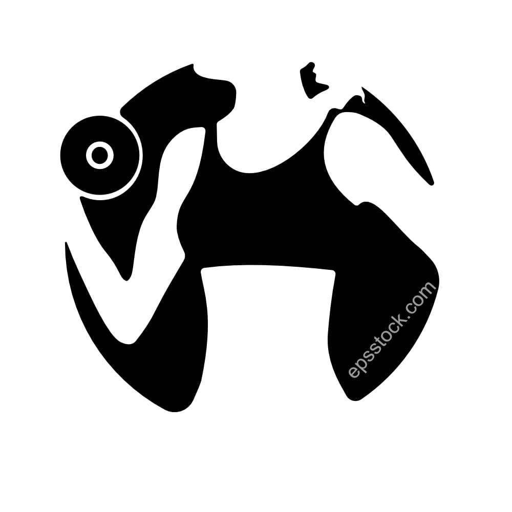 fitness woman symbol