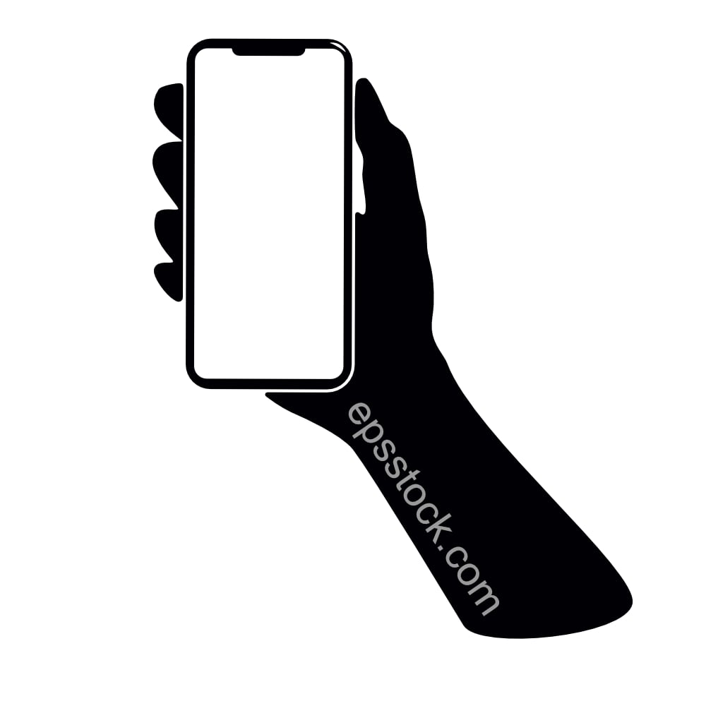 hand hold smartphone