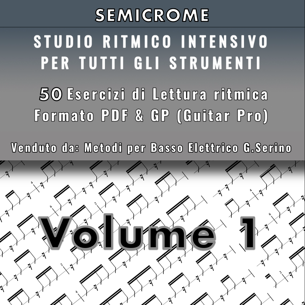 GSDev metodi per Basso Elettrico figure sincopate