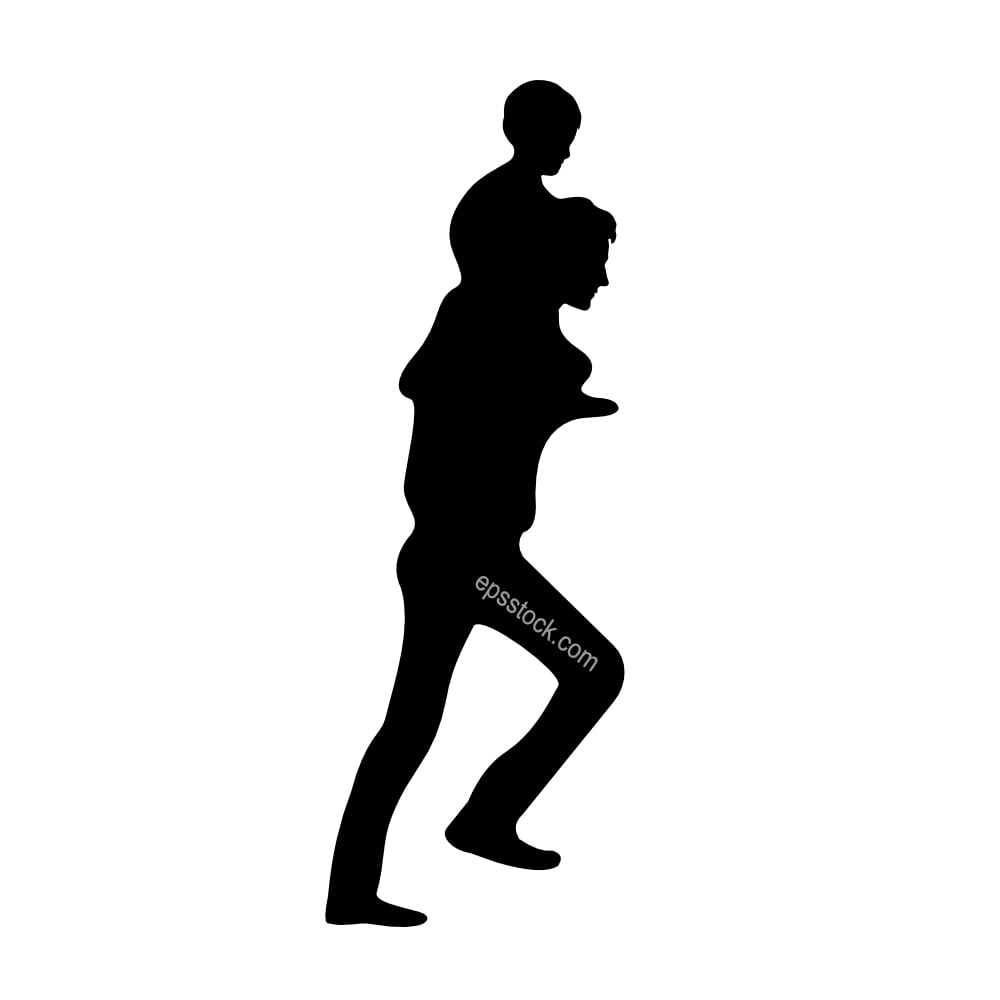 ild On Mans Shoulder