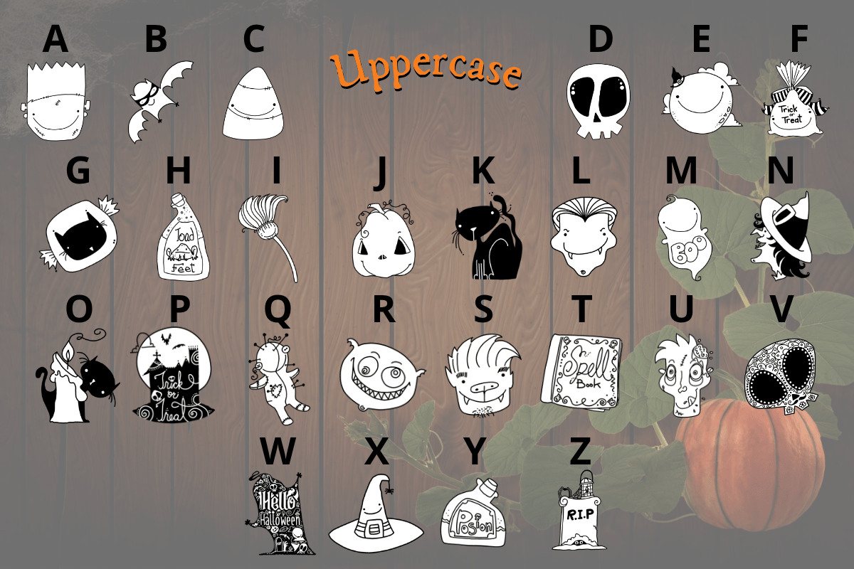 Spooks Dingbat Font - KRLC Studio