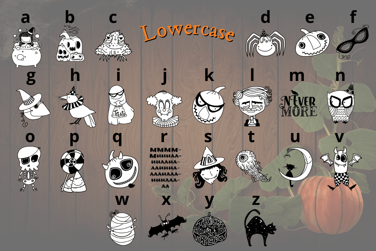 Spooks Dingbat Font - KRLC Studio