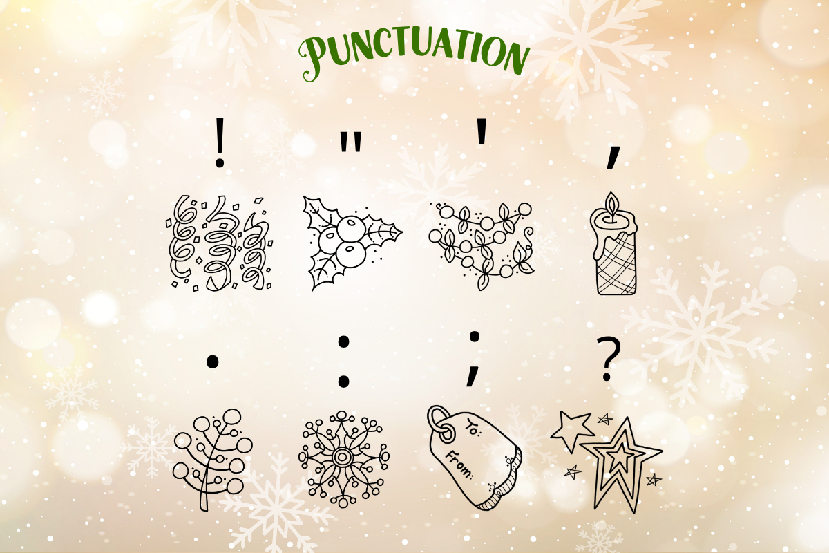 Christmas Jingle Dingbat Font - KRLC Studio