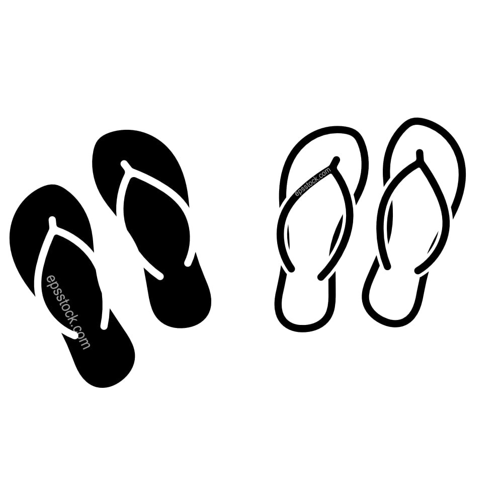 Flip Flops Slippers symbol