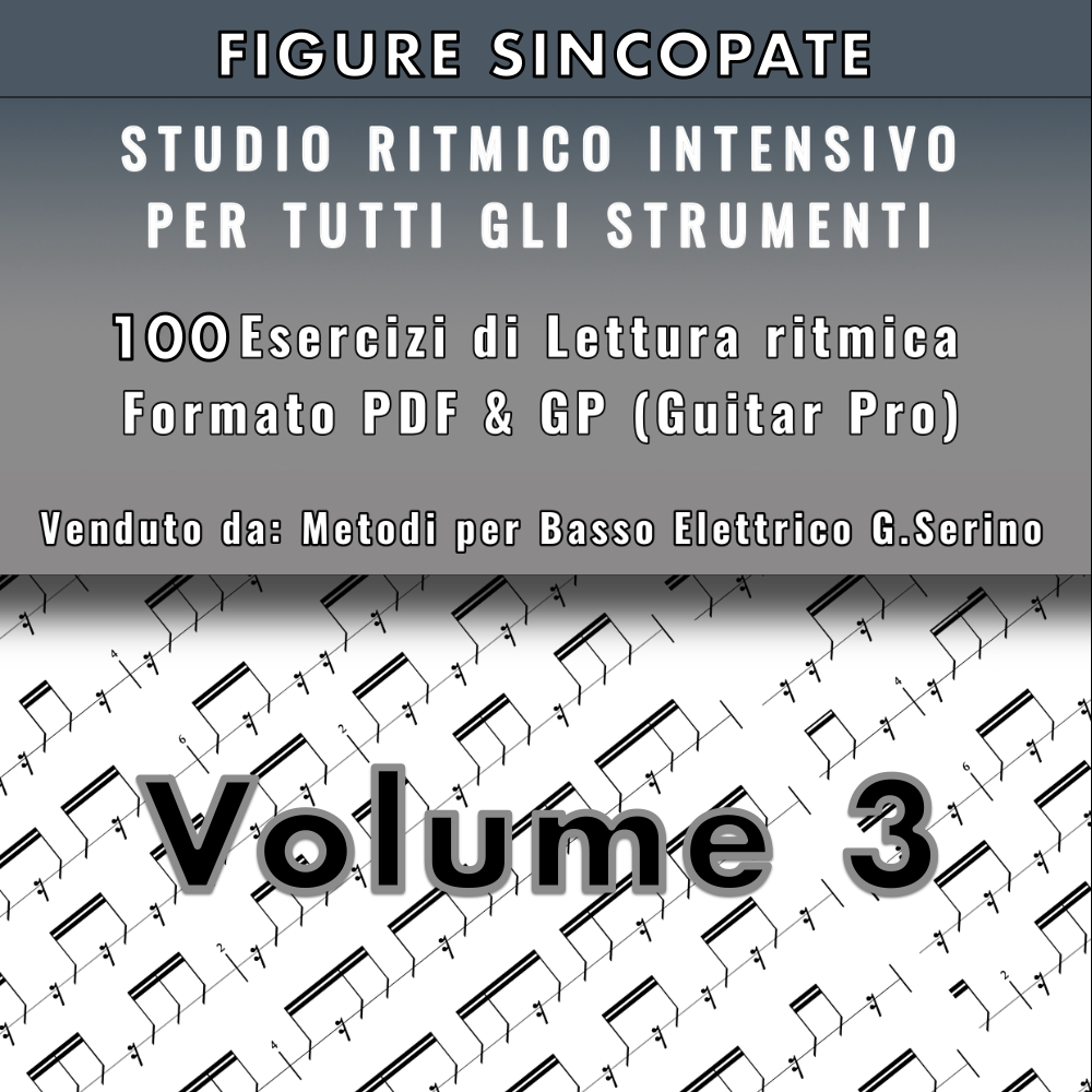 GSDev metodi per Basso Elettrico figure sincopate