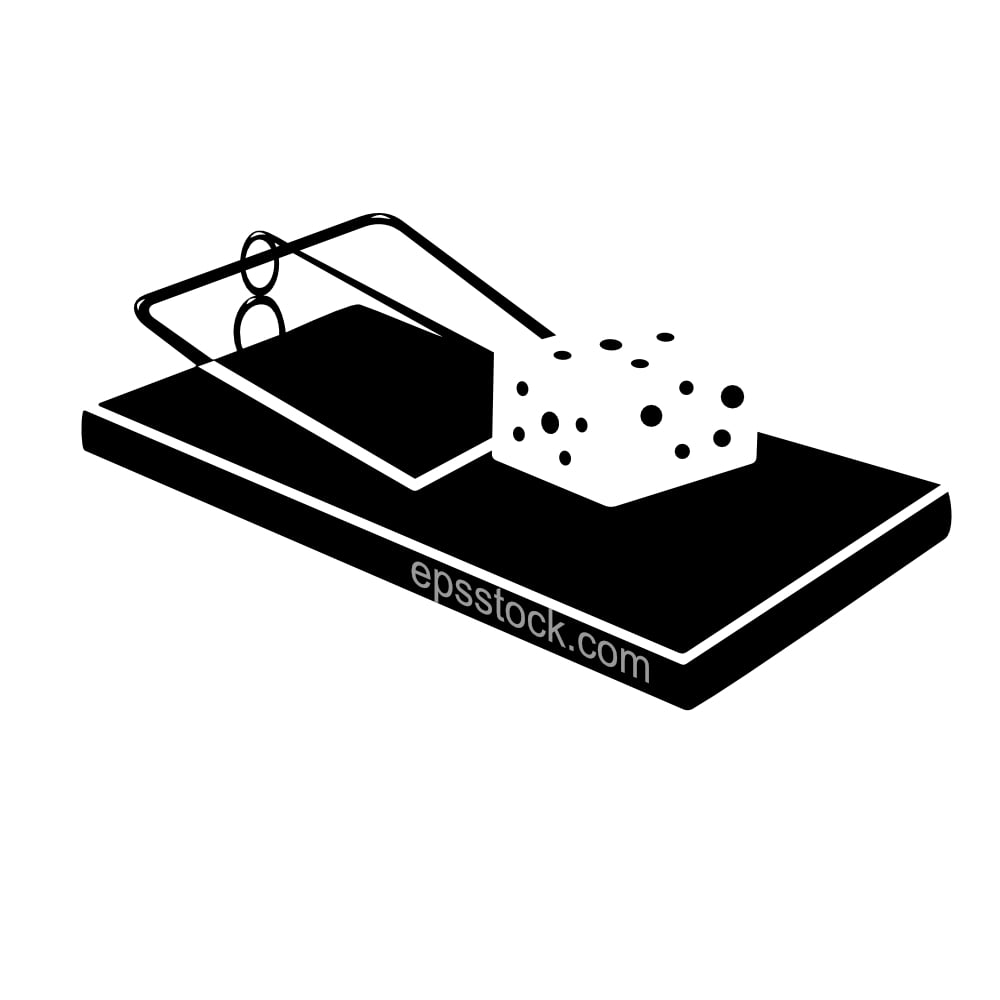mouse trap with cheese