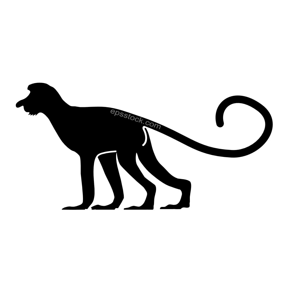 Proboscis monkey emblem