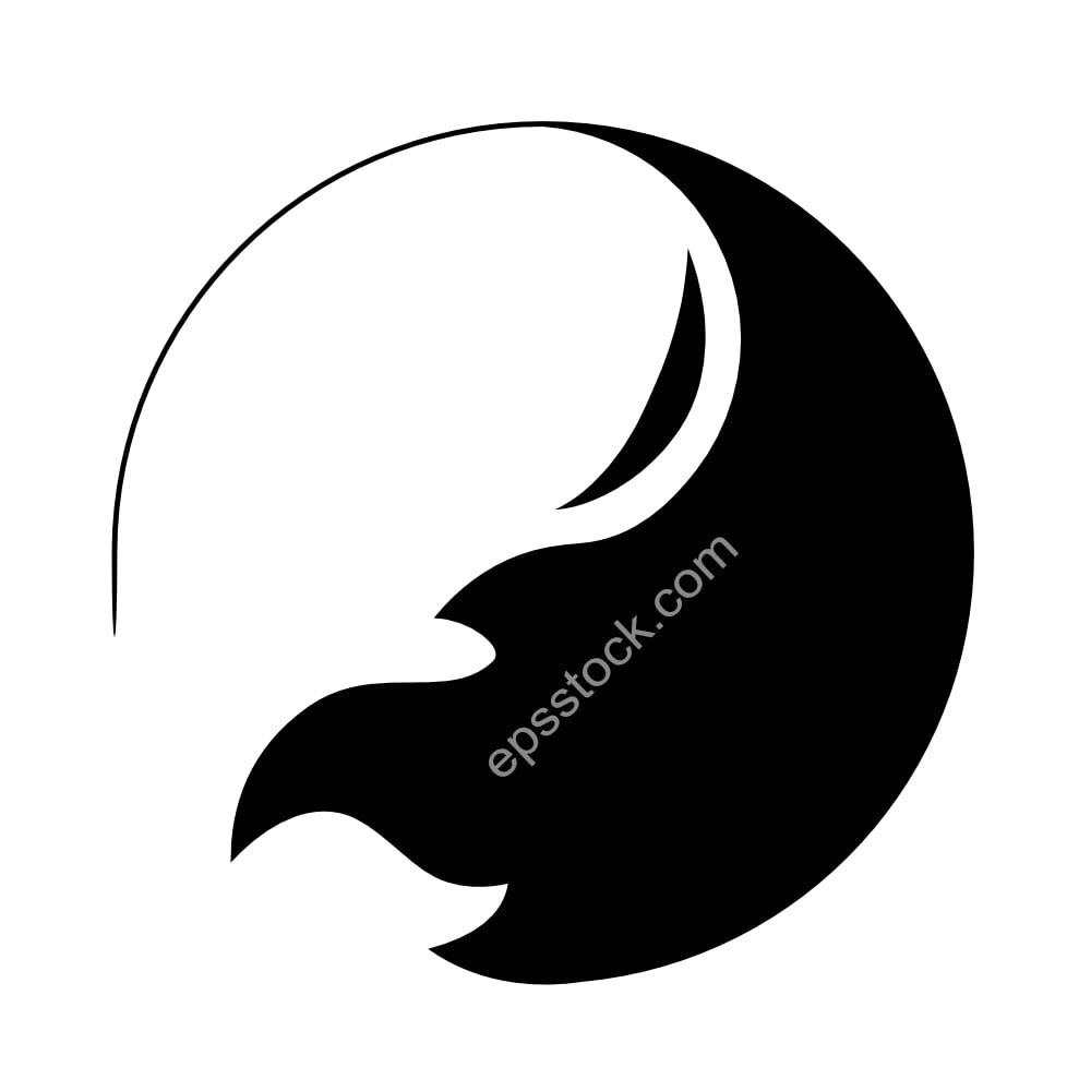 Yin and Yang made of fire and water