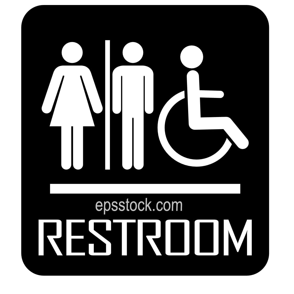 Restroom symbol