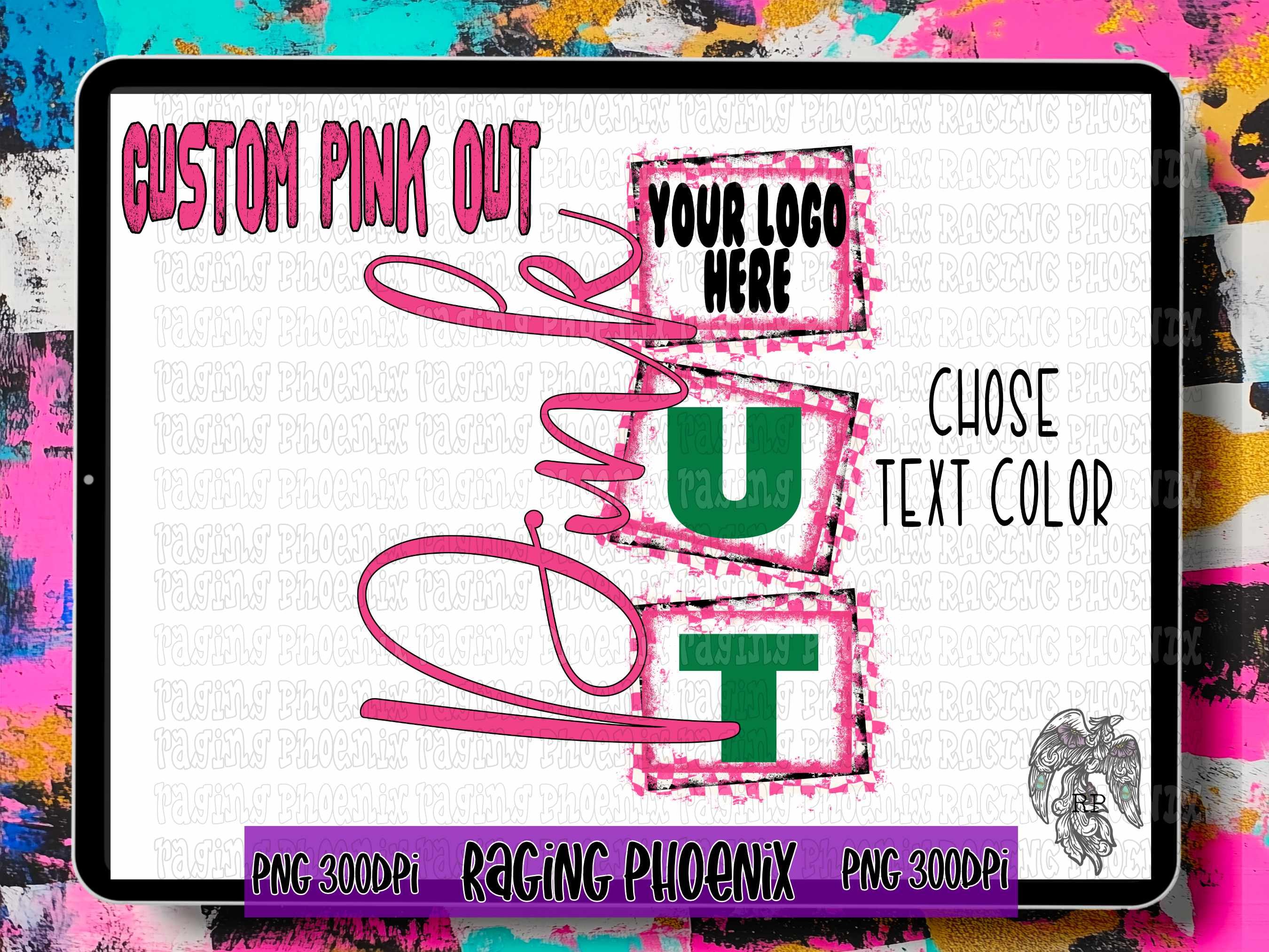 Pink Sign Out Message CUSTOM PINK OUT LOGO - Payhip
