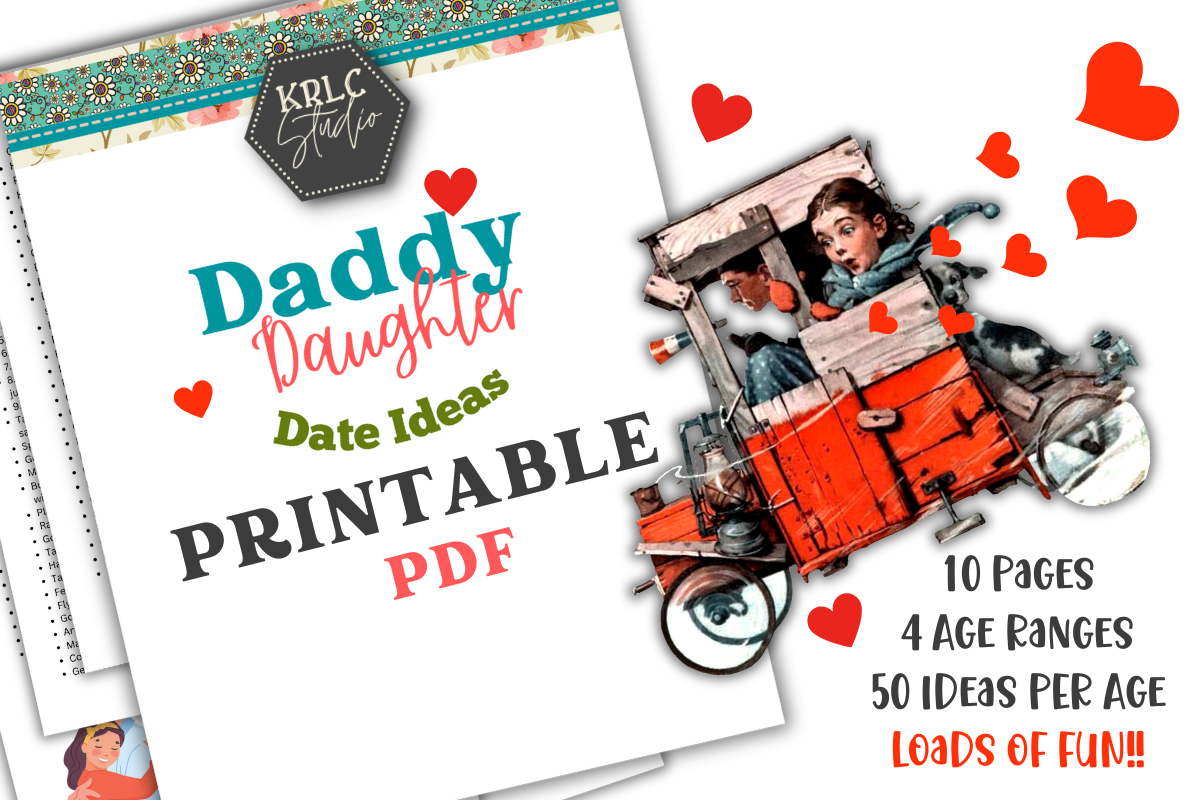 Daddy-Daughter Date Ideas PDF - KRLC Studio Cover