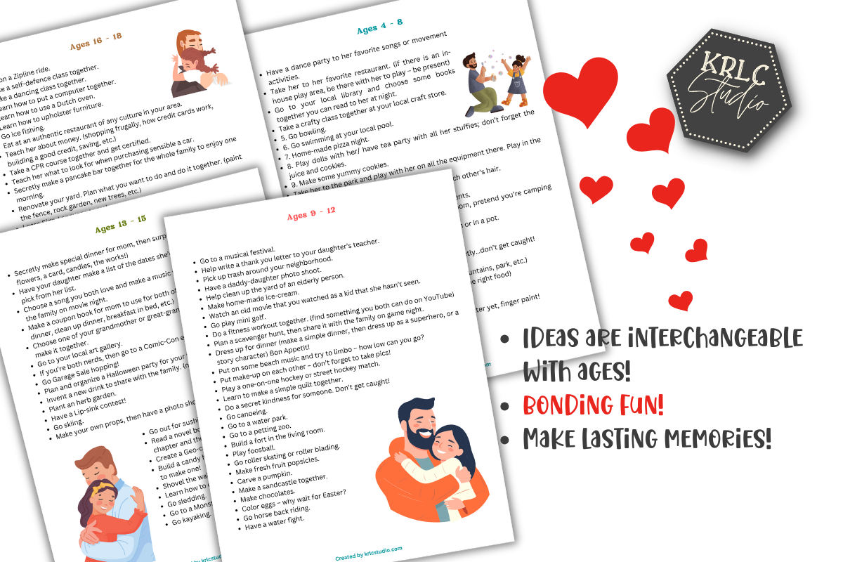 Daddy-Daughter Date Ideas PDF - KRLC Studio