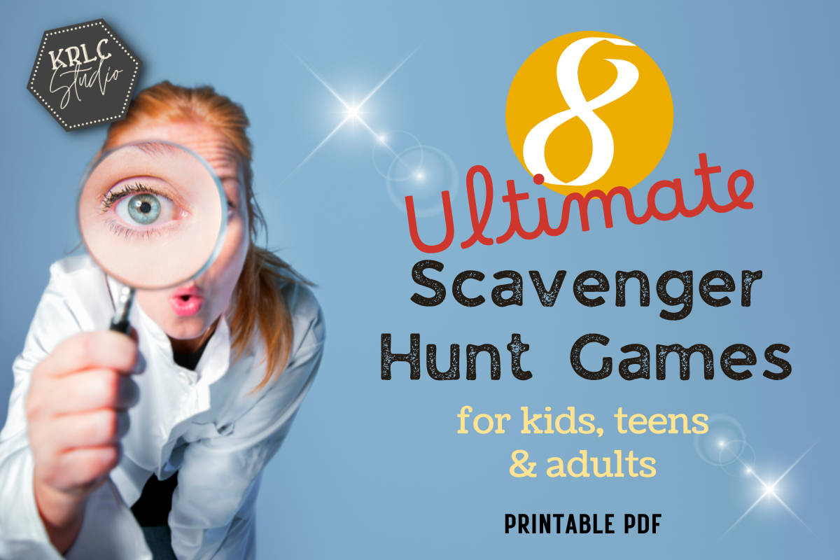 The Ultimate Scavenger Hunt Games PDF - KRLC Studio Cover