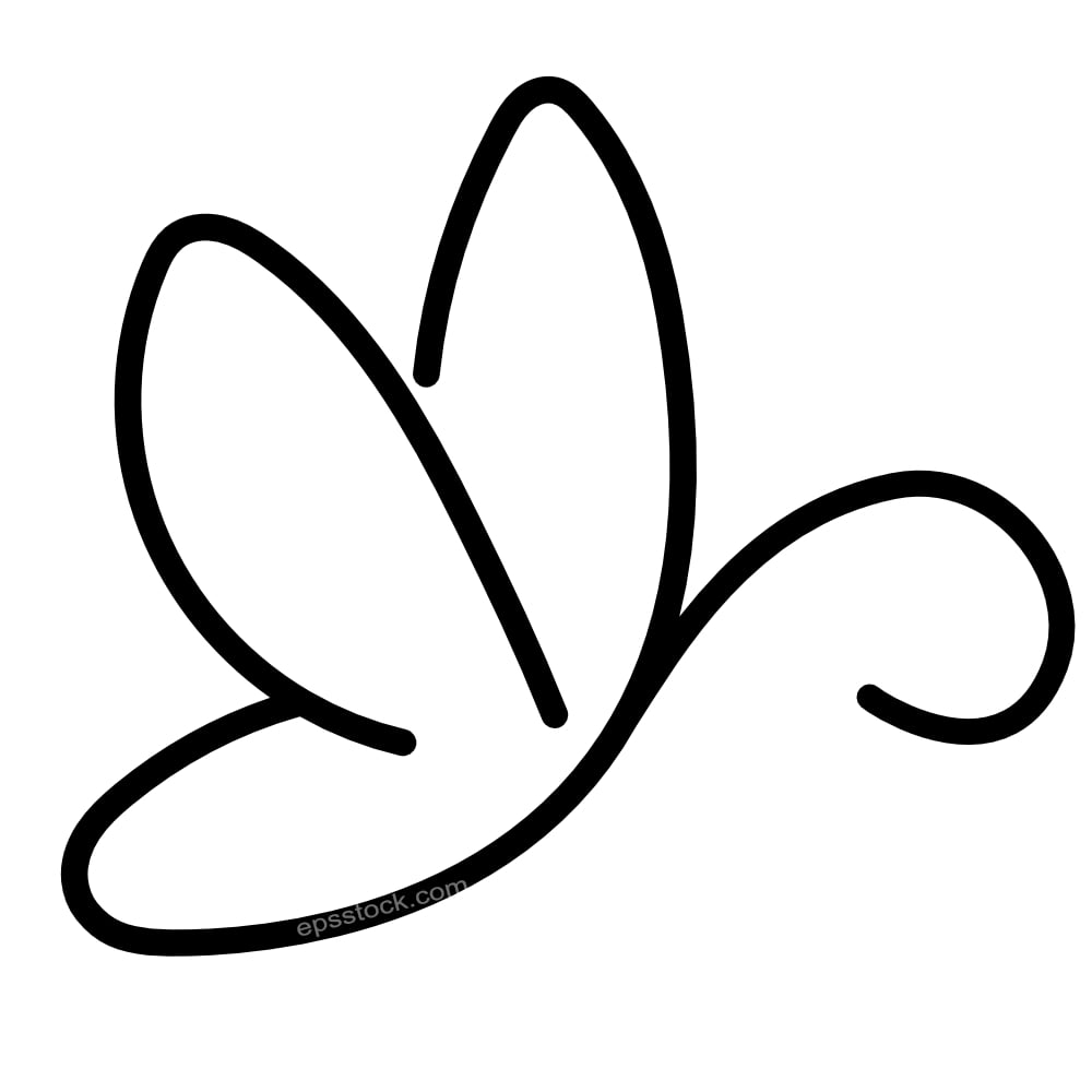butterfly simple logo