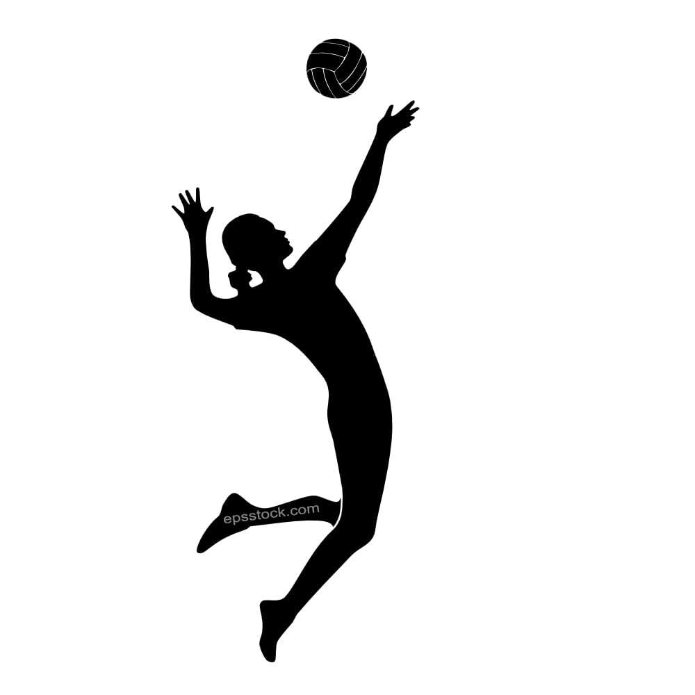 volleyball player symbol