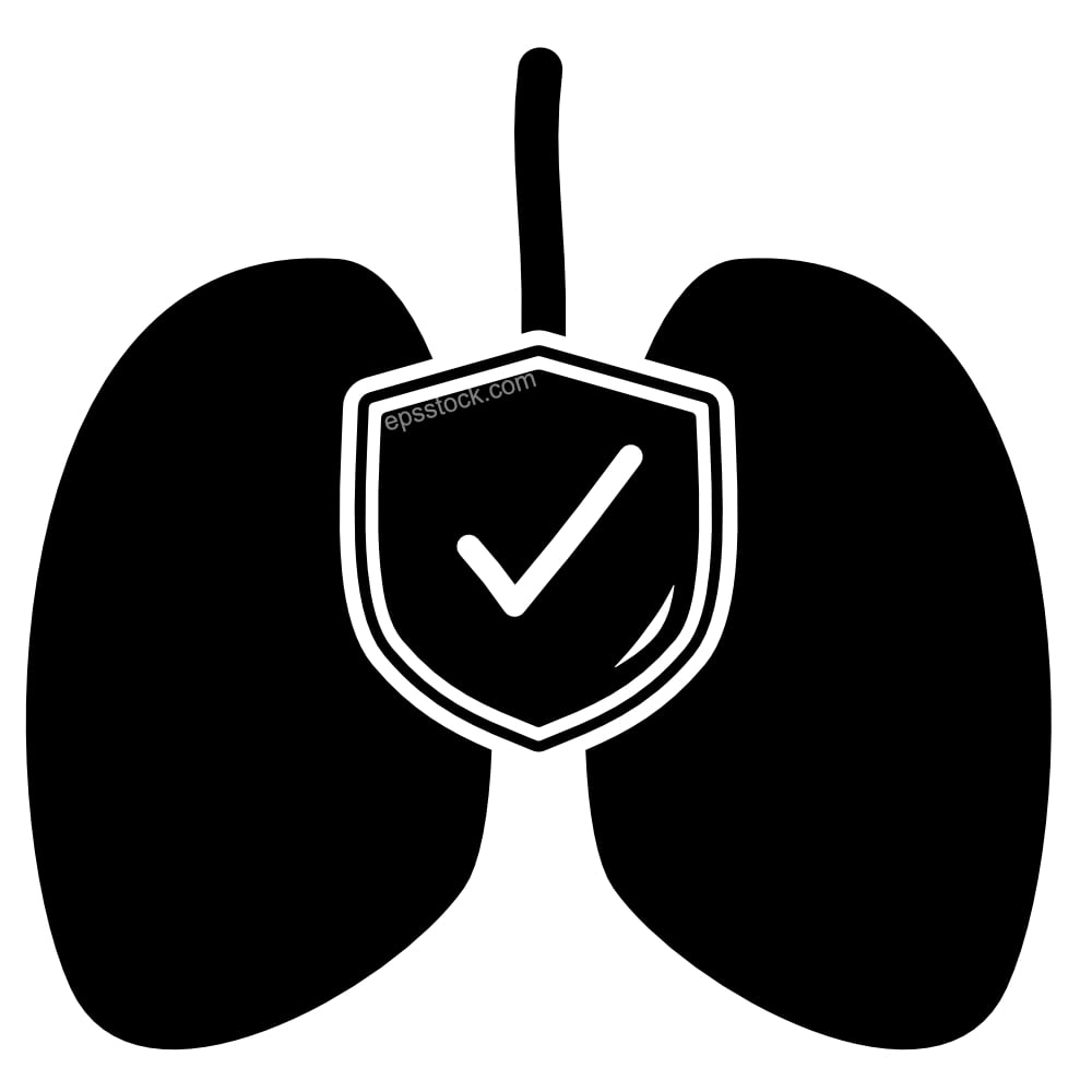 lung protection symbol
