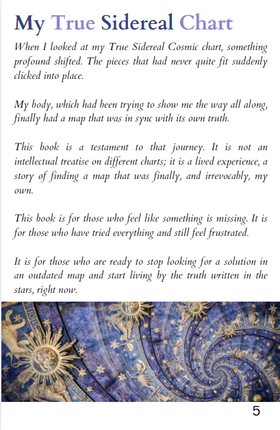 Cosmic sky and zodiac image illustrating the shift to the True Sidereal Human Design chart.