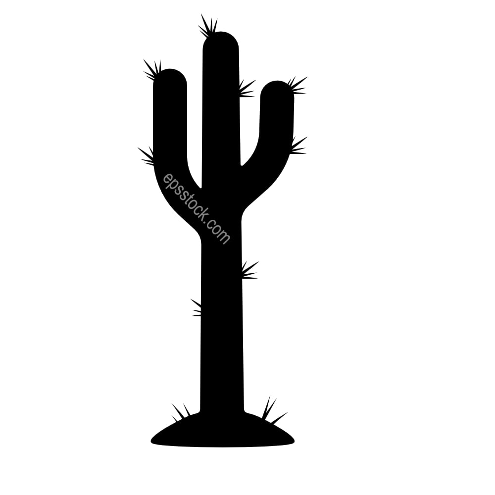 Saguaro cactus emblem