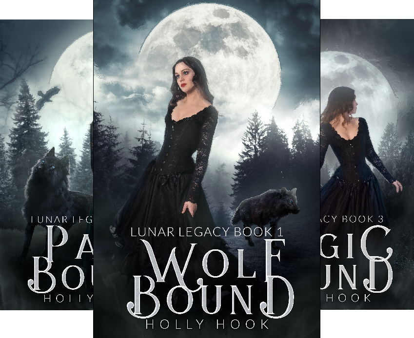 Holly Hook's Books Lunar Legacy Young Adult Paranormal Romance Werewolf Book Series