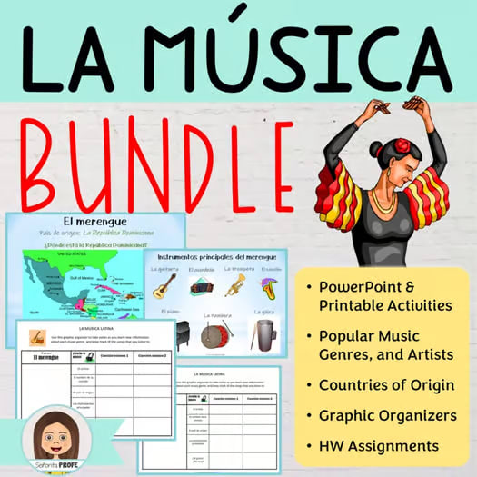 La musica latina / Latin Music BUNDLE
