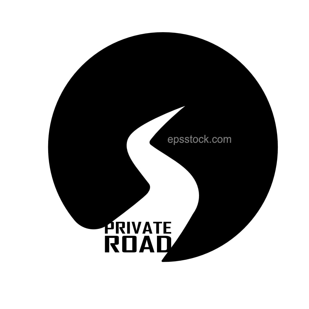Private Road symbol