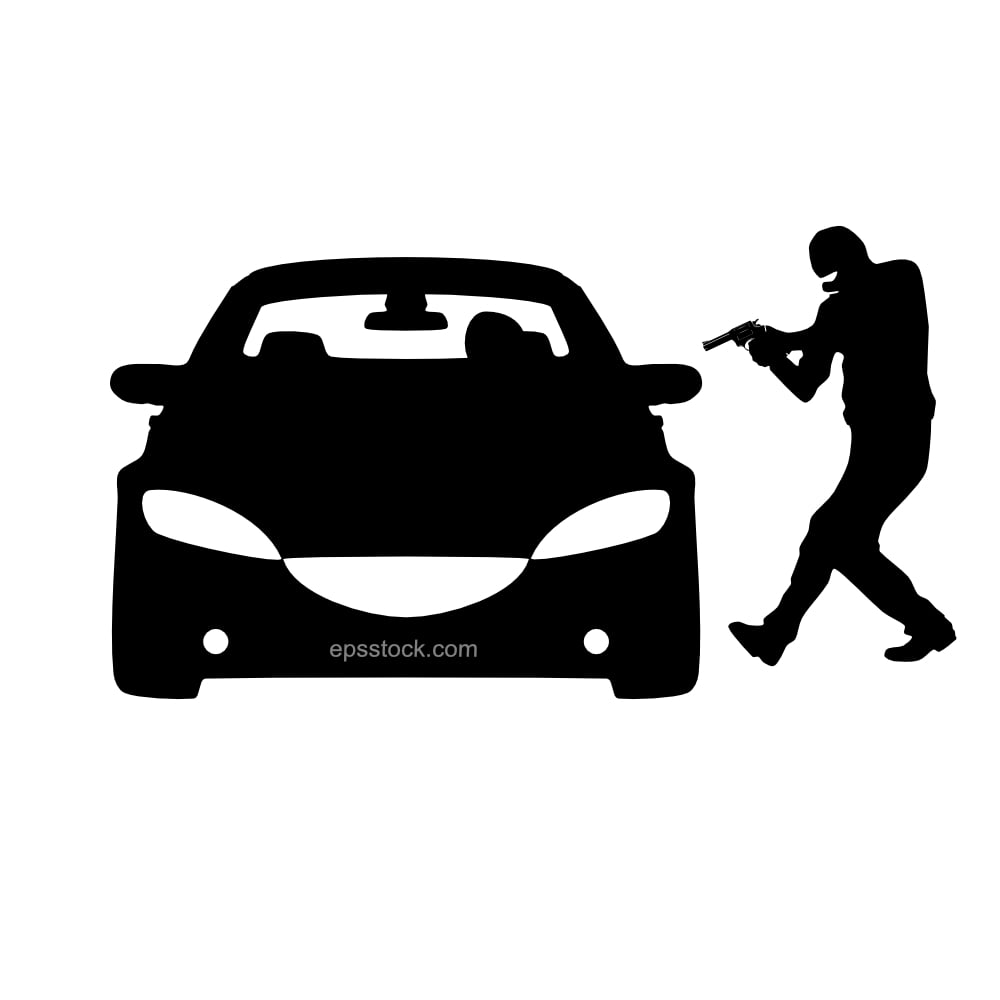 Criminal assault on car