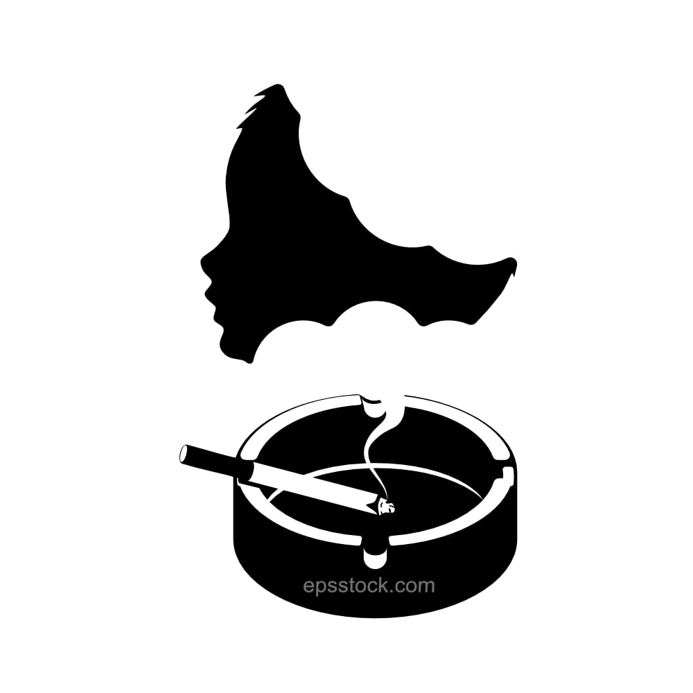 No Smoking Sign Dangerous for Children