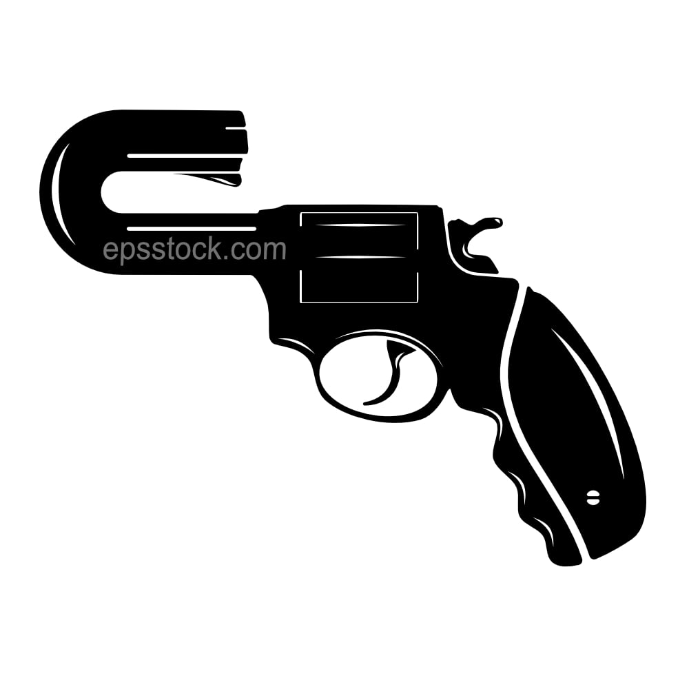 fatal error, pistol with inverted barrel