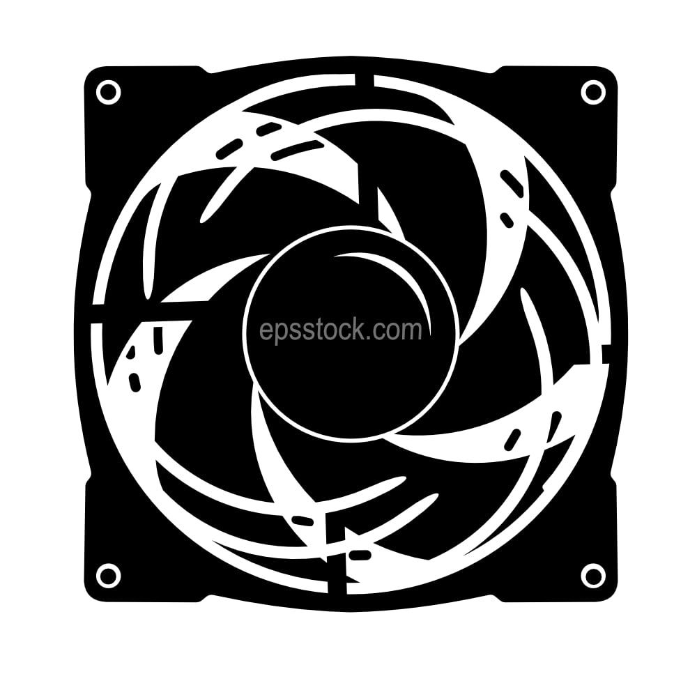 moving Computer Case Fan