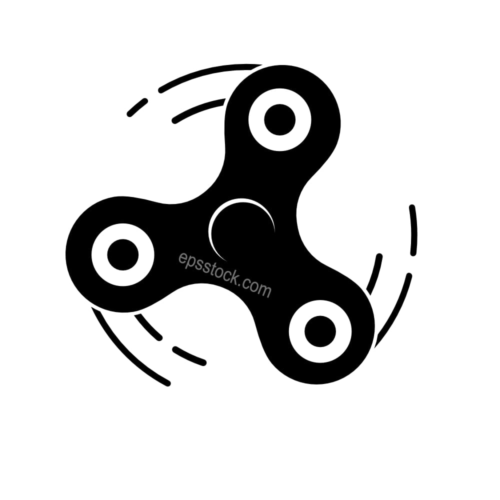 moving fidget spinner