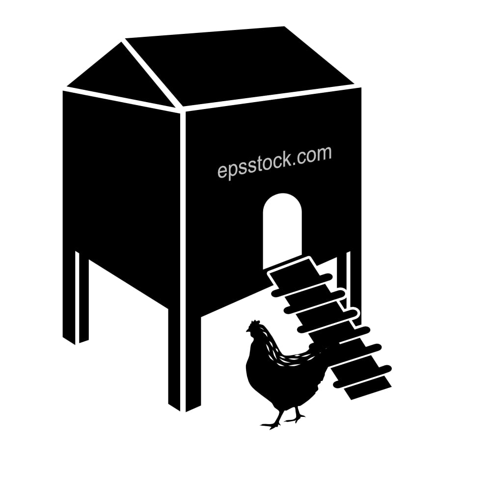 Chicken coop symbol