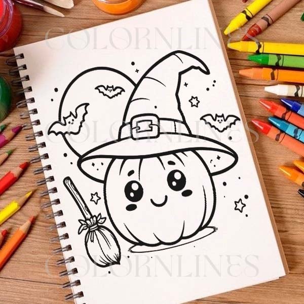 Spooky Ghost Coloring Pages