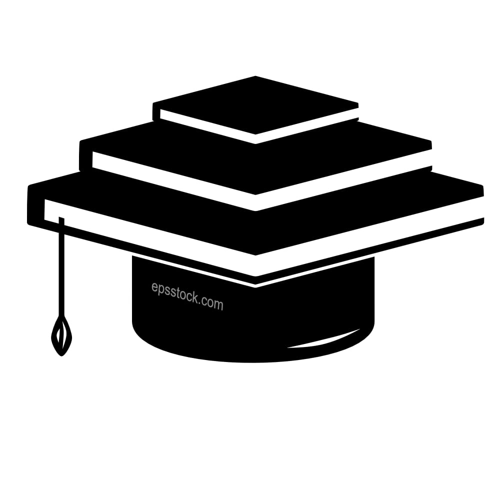 Graduation Cap showing Education Levels