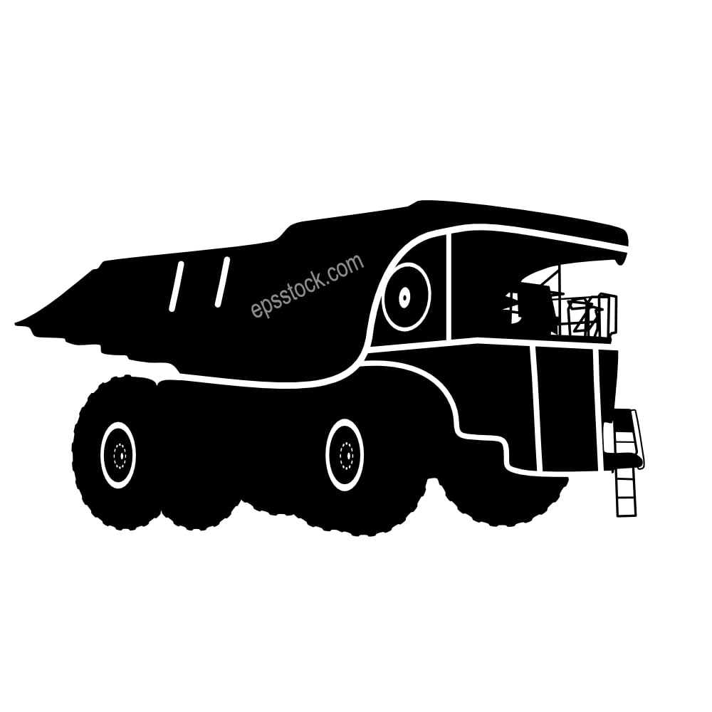 Dump truck symbol