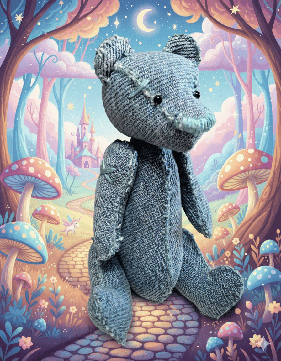 Tubby Toby bear sewing pattern - Tatterlings by ChelsaBears - Payhip