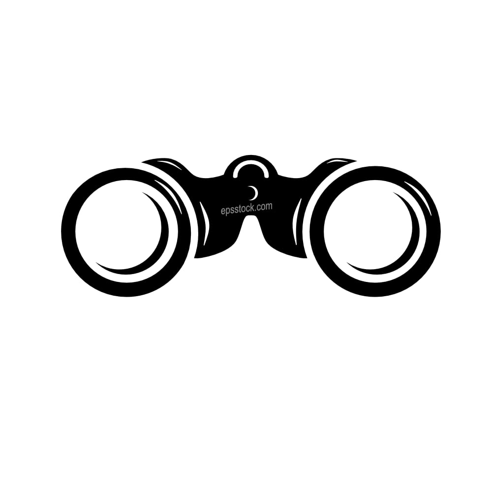 binoculars front view