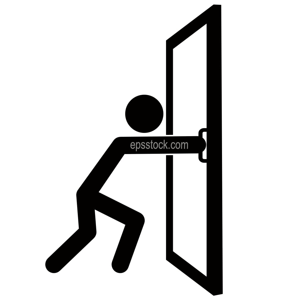 push door sign