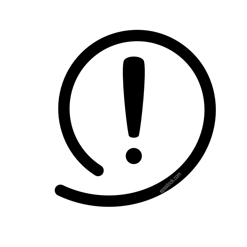 hazard warning attention exclamation