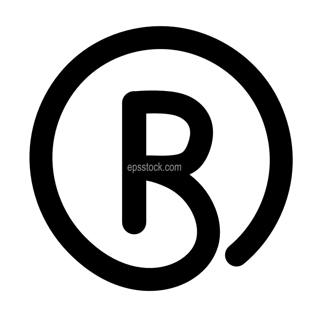 patent trademark r circle
