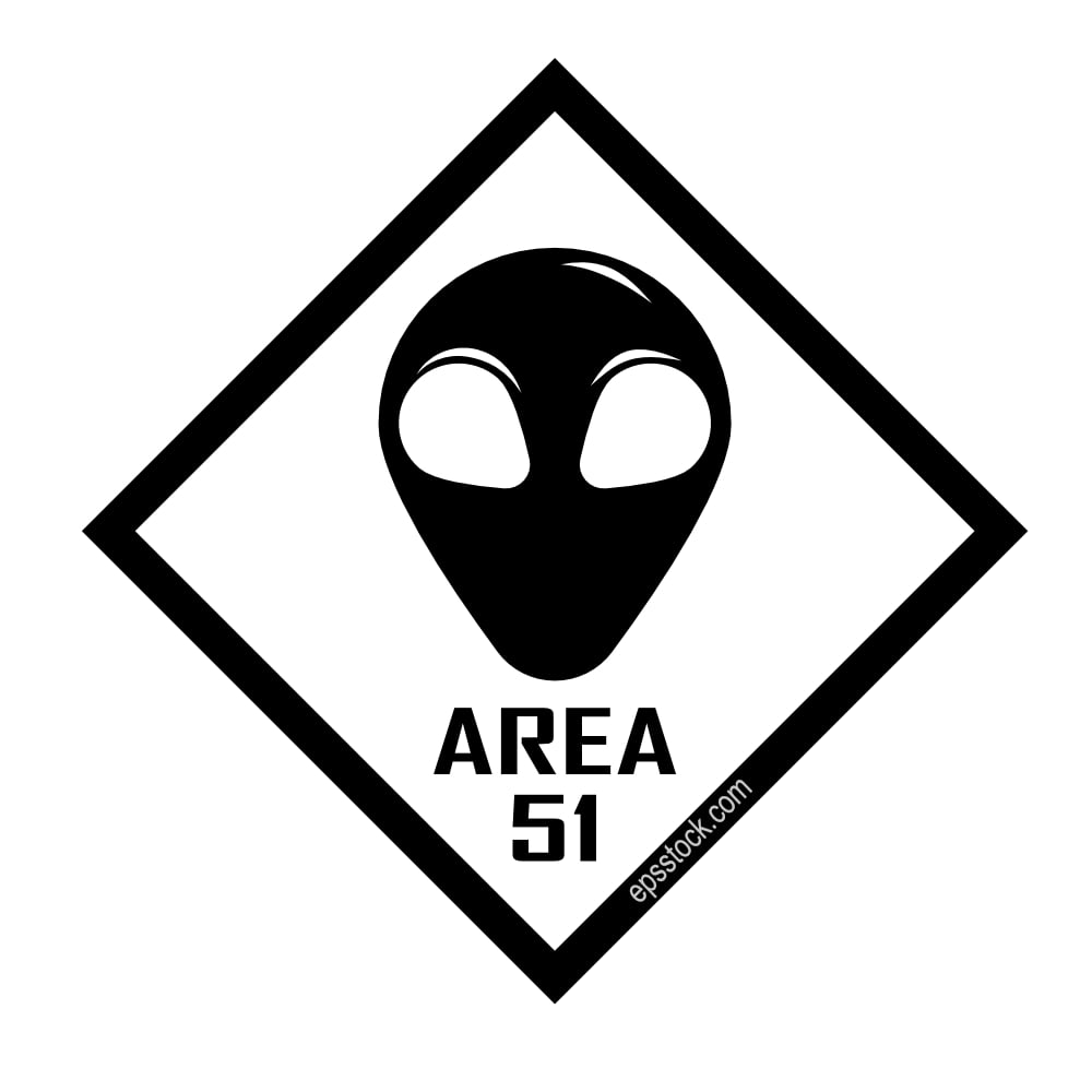 area 51 sign