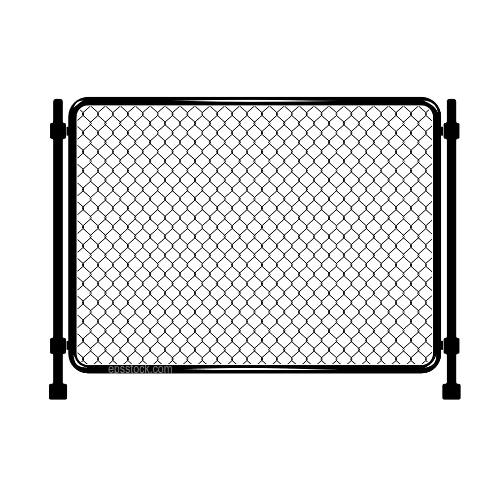 Chain link fence