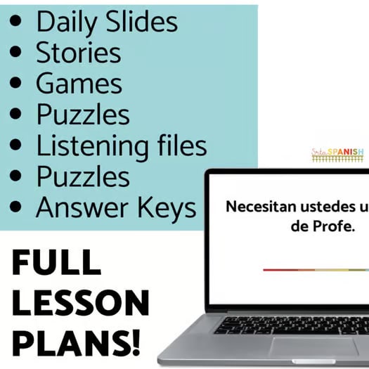 Beginning Spanish 1 Lesson Plans Back to First Day of School Curriculum Lessons