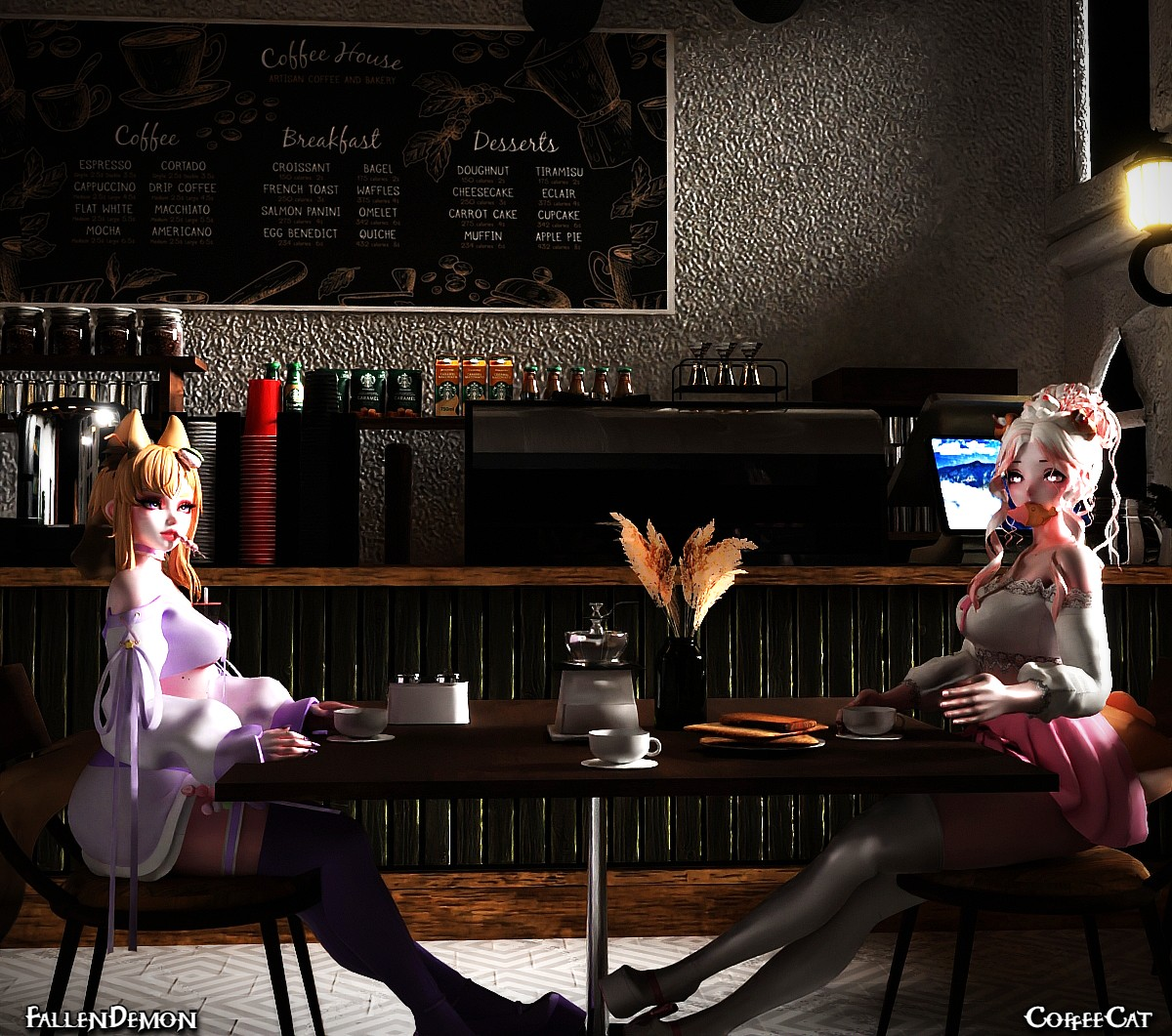 ⋆。‧˚ʚ🧋ɞ˚‧。⋆Sugari-Chan the Boba Cat ⋆。‧˚ʚ🧋ɞ˚‧。⋆ VRCFury + PC/Quest