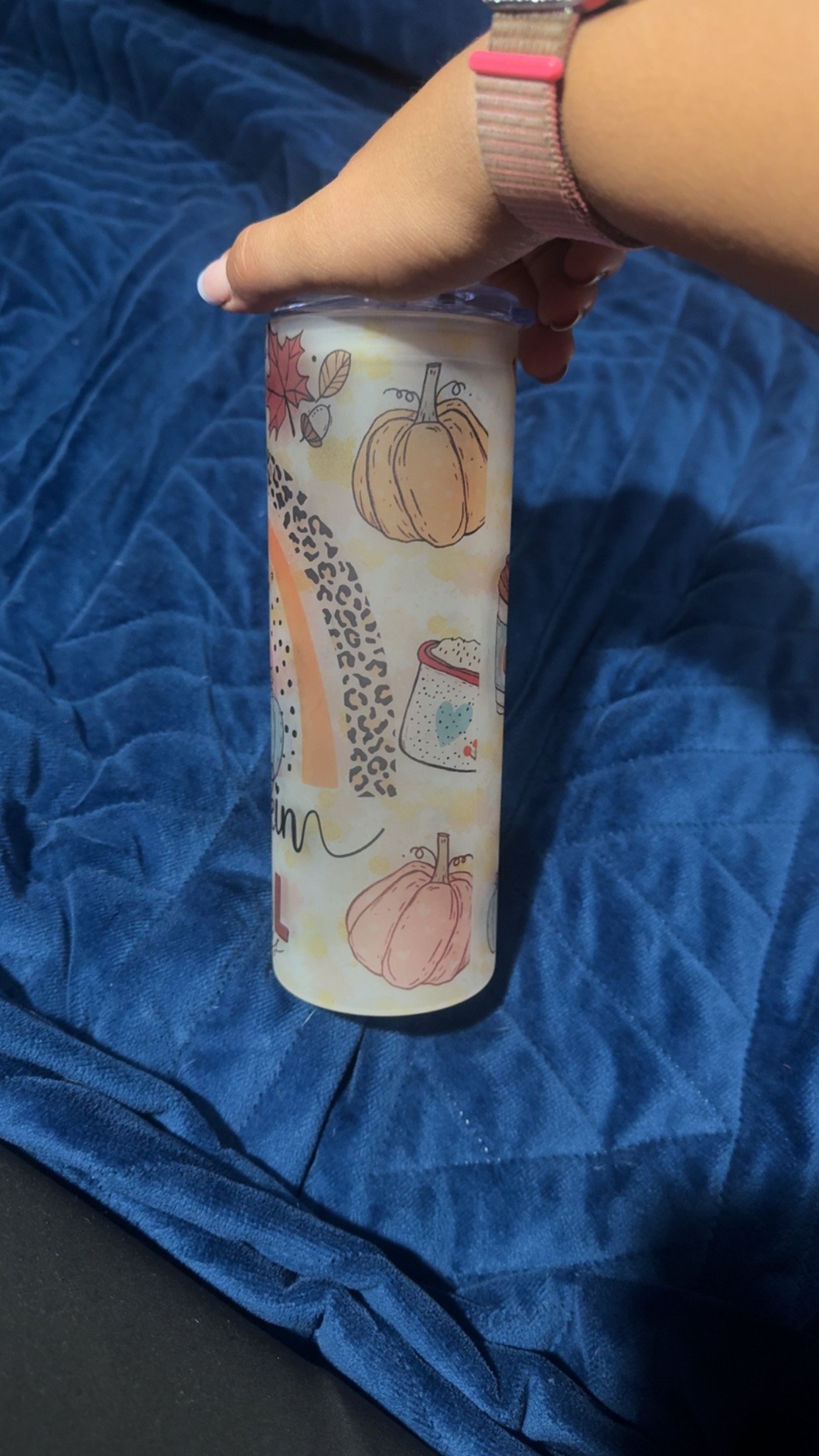 Fall Vibes 20oz Frosted Glass Libbey Tumbler - Payhip